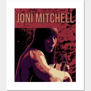 joni mitchell Posters and Art